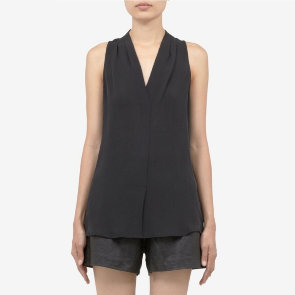 Theory Silk Sleeveless Blouse